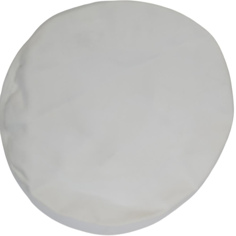 White Service Cap Crown – Type I, Sz 7-1/4, Poly Twill, Sam Bonk Uniform Cap Co.